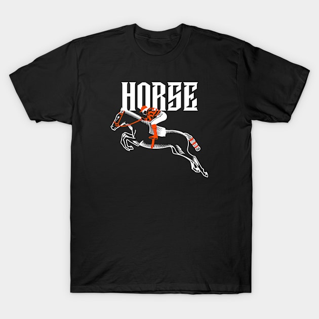 horse riding T-Shirt by power horse